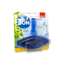 SANO BON ароматизатор за тоалетна чиния, Синя вода, Лимон, 55гр