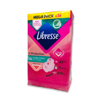 LIBRESSE дамски превръзки, Mega pack, 36 броя, Ultra long