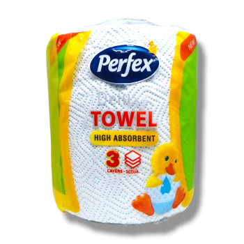 PERFEX кухненска хартия, Delux, 420гр, 3 пласта, 1 брой