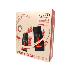 STR8 подаръчен комплект за мъже, Red Code, Душ гел 250мл, Дезодорант 150мл