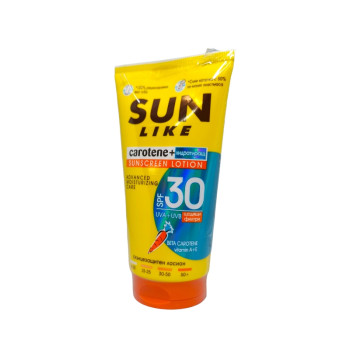 SUN LIKE слънцезащитен лосион, Туба, SPF 30, 125мл