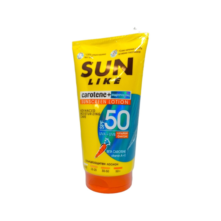 SUN LIKE слънцезащитен лосион, Туба, SPF 50, 125мл