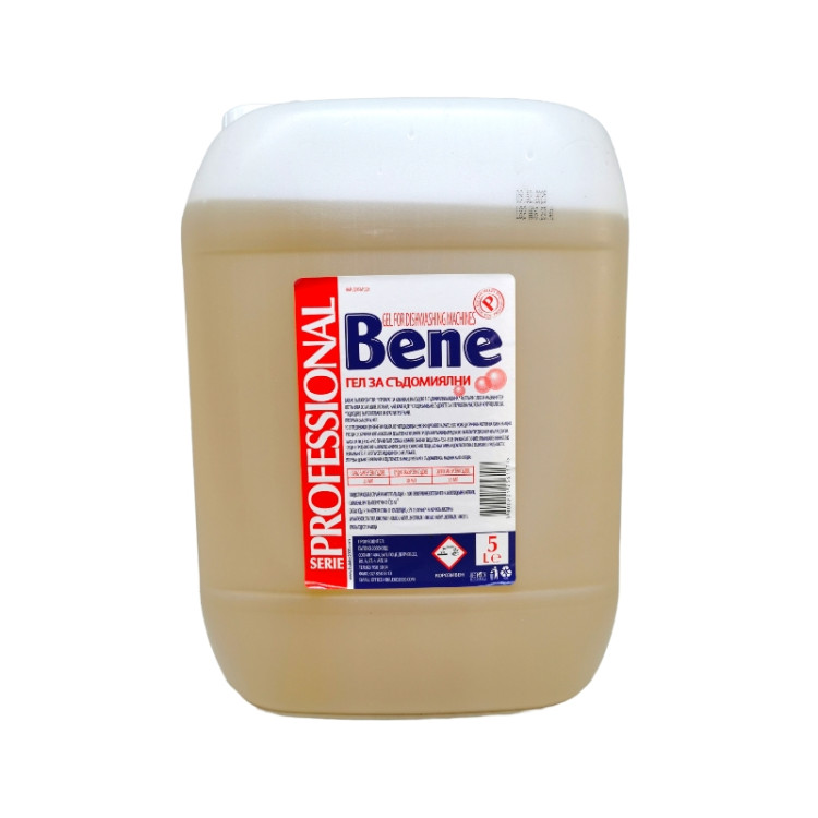 BENE professional измиващ гел за съдомиялна машина, 5 литра