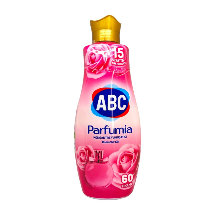 ABC парфюмен омекотител за пране, 60 пранета, 1440мл, Romantik Gul