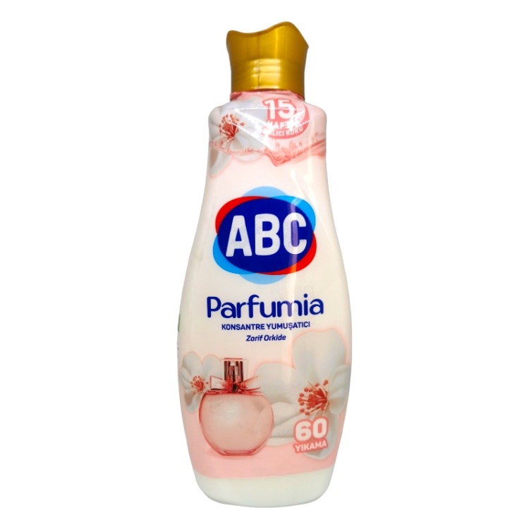 ABC парфюмен омекотител за пране, 60 пранета, 1440мл, Zarif Orkide