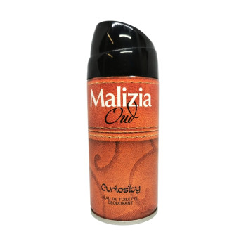 MALIZIA uomo мъжки дезодорант, Oud, Curiosity, 150мл