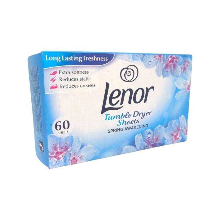 Lenor ароматизирани кърпички за сушилня и гардероби, Spring awakening, 60 броя 