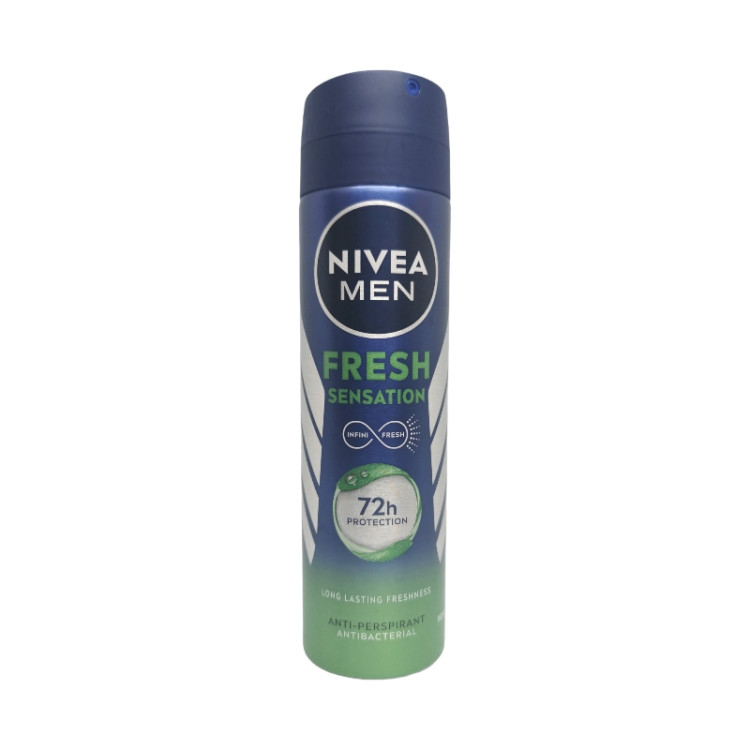 NIVEA дезодорант мъжки, Fresh Sensation, 150мл