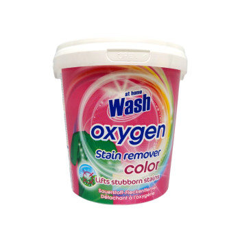 WASH oxygen универсален препарат срещу петна, 900гр, Цветни дрехи WASH oxygen универсален препарат срещу петна, 900гр, Цветни дрехи