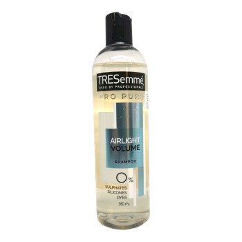 TRESemme шампоан за коса 380мл, Pro pure, Airlight Volume TRESemme шампоан за коса 380мл, Pro pure, Airlight Volume