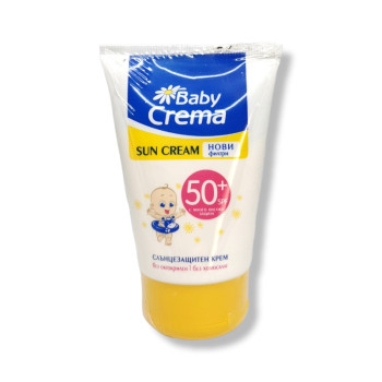 BABY CREMA слънцезащитeн крем за бебета, SPF 50, 100мл BABY CREMA слънцезащитeн крем за бебета, SPF 50, 100мл
