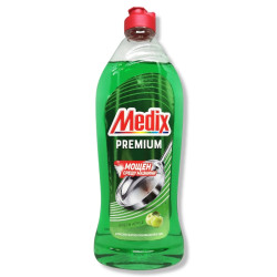 MEDIX препарат за измиване на съдове, Premium, Ябълка, 600мл