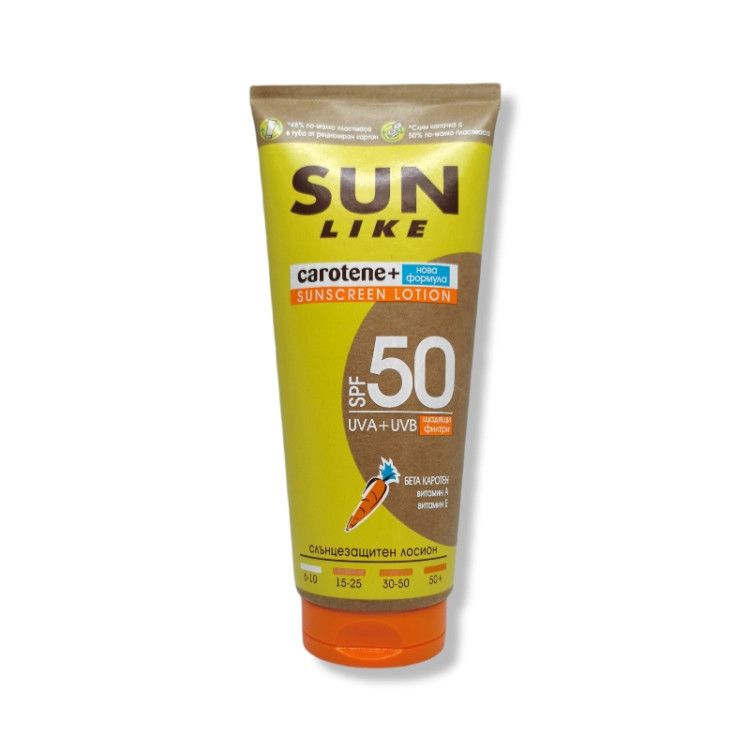 SUN LIKE слънцезащитен лосион, Туба, SPF 50, 200мл