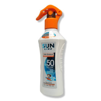 SUN LIKE слънцезащитно мляко, Помпа, SPF 50, 200мл SUN LIKE слънцезащитно мляко, Помпа, SPF 50, 200мл