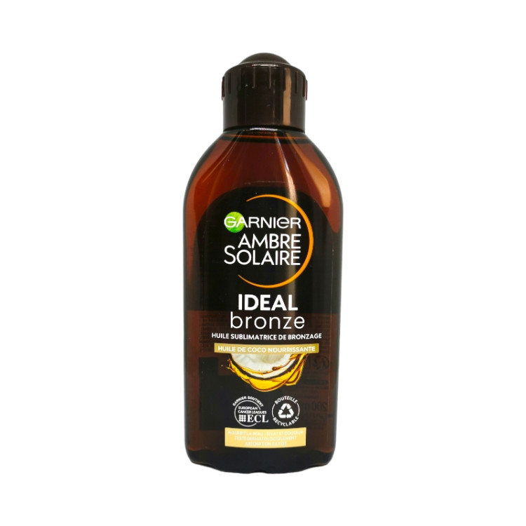 GARNIER ambre solaire, Олио за бърз загар, Ideal Bronze, 200мл