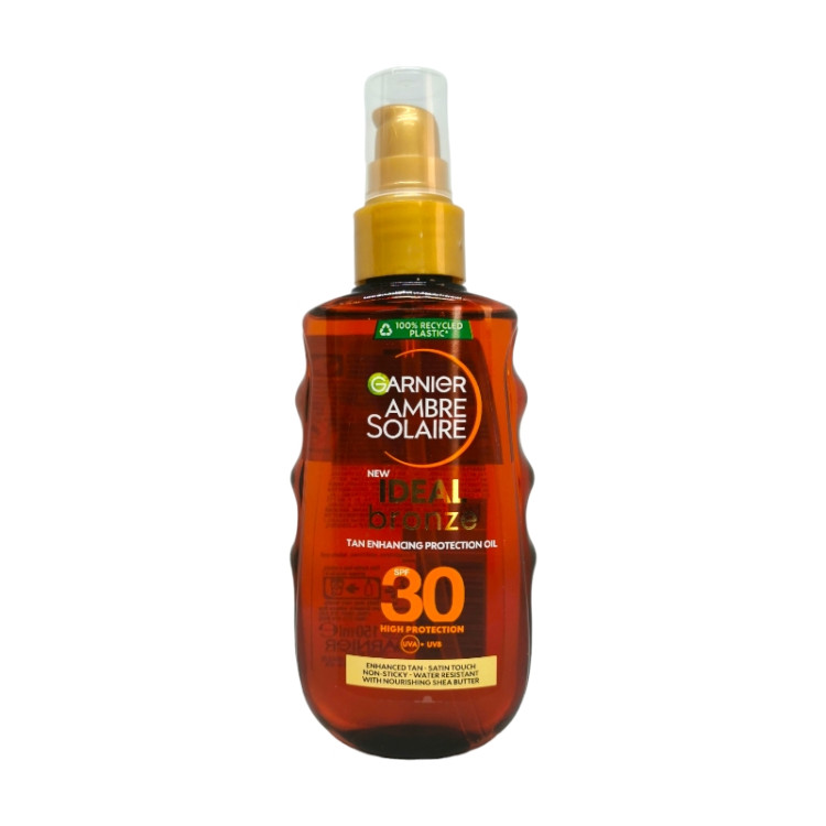 GARNIER ambre solaire, Ideal Bronze, SPF30, 150мл