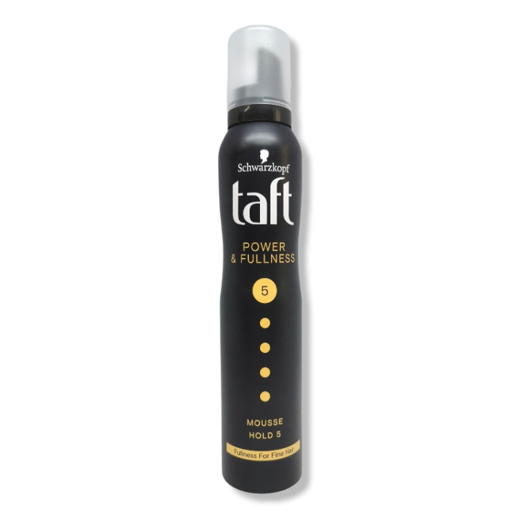 TAFT пяна за коса, Power & Fullness, Фиксация 5, 200мл