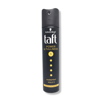 TAFT лак за коса, 250мл, Power & Fullness, Фиксация 5