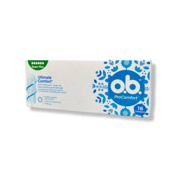 O.B хигиенни тампони, ProComfort, Super plus, 16 броя