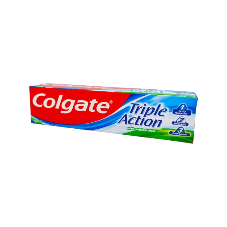 COLGATE паста за зъби, Triple Action, 50мл
