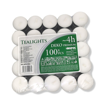 TEALIGHTS свещи, Чаени, 100 броя