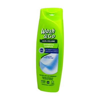WASH&GO шампоан за коса, Против пърхот, 360мл 