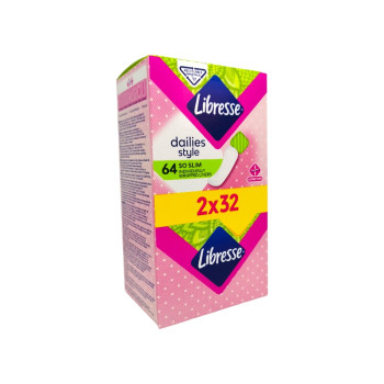 LIBRESSE ежедневни дамски превръзки, So slim, 64 броя