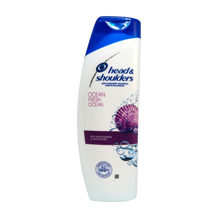 HEAD & SHOULDERS шампоан  за коса, Против пърхот, Ocean fresh, 360мл