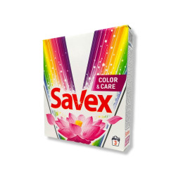 SAVEX прах за пране, 300гр, 3 пранета, Color & Care