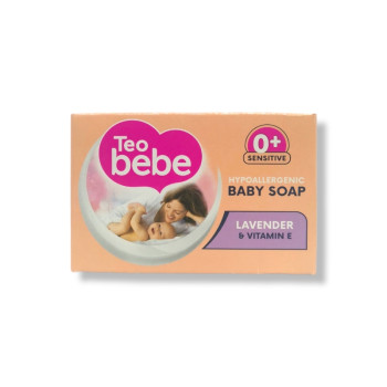 TEO BEBE бебешки сапун, Лавандула, 75гр TEO BEBE бебешки сапун, Лавандула, 75гр