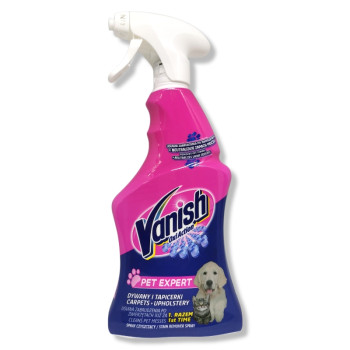 VANISH СПРЕЙ против петна от дрехи, Килими, Мокети и дамаски, Pet expert, 500мл VANISH СПРЕЙ против петна от дрехи, Килими, Мокети и дамаски, Pet expert, 500мл