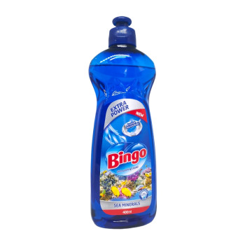 BINGO препарат за миене на съдове, 400мл, Океан BINGO препарат за миене на съдове, 400мл, Океан