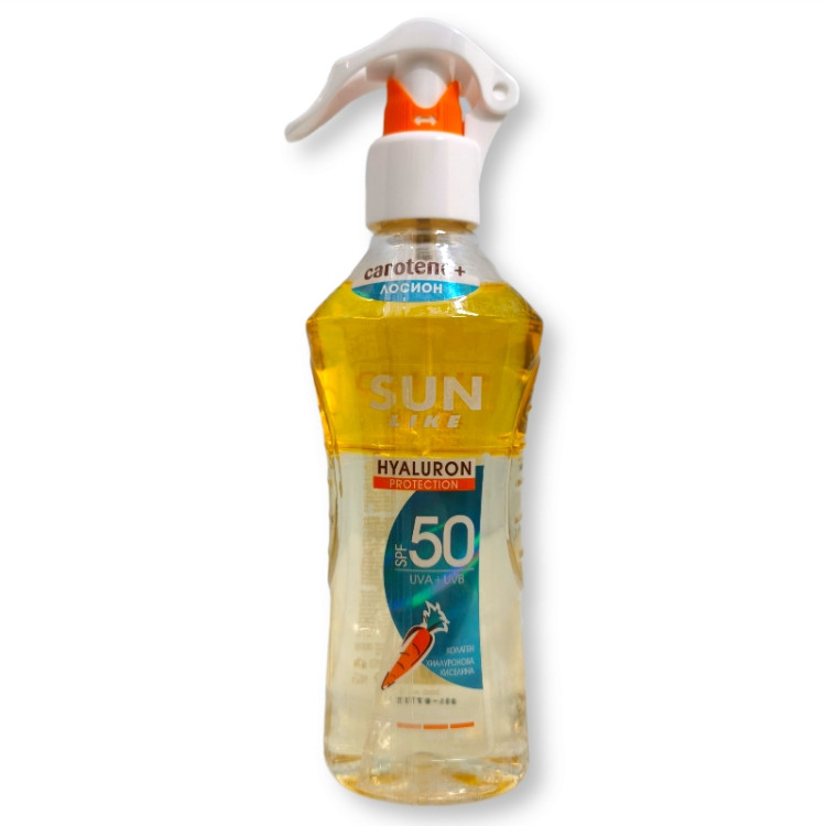 SUN LIKE слънцезащитен двуфазен лосион, Помпа, SPF 50, 200мл