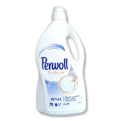 PERWOLL течен перилен препарат за бяло пране, 66 пранета, 4 литра