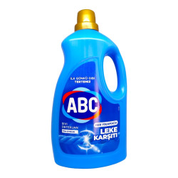 ABC течен перилен препарат против упорити петна, Универсално, пране, 50 пранета, 2700мл