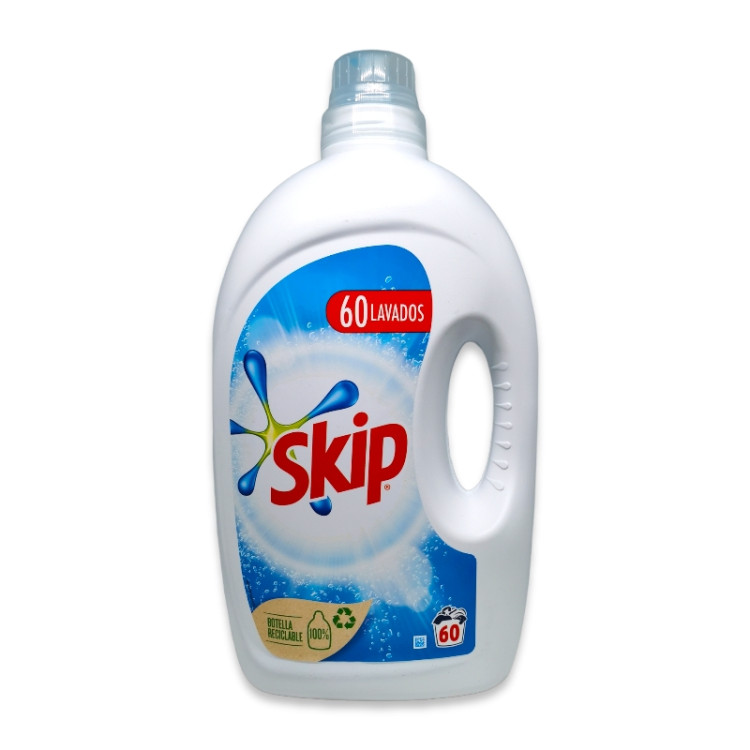 SKIP течен перилен препарат, 3 литра, 60 пранета, Activ Clean