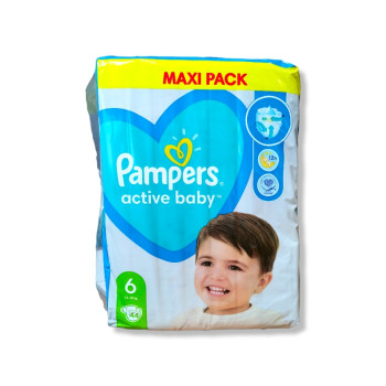 PAMPERS VPP aktiv baby, номер 6, 16кг+, 44 броя