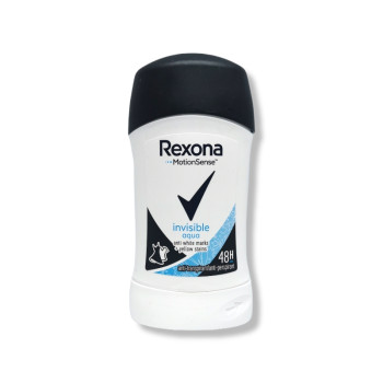 Rexona стик дамски, Invisible aqua, 40мл Rexona стик дамски, Invisible aqua, 40мл