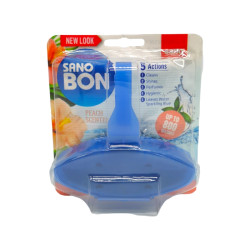 SANO BON ароматизатор за тоалетна чиния, Синя вода,Праскова, 55гр