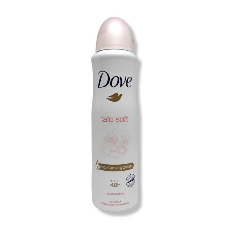 DOVE дезодорант дамски, Talc soft, 150мл