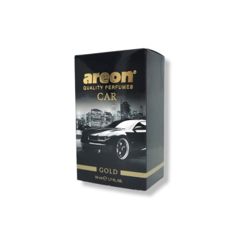 AREON парфюм за кола, Quality Perfumes, Gold, 50мл AREON парфюм за кола, Quality Perfumes, Gold, 50мл