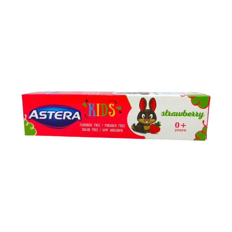 ASTERA паста за зъби, Детска, 50мл, 0+ години, Ягода