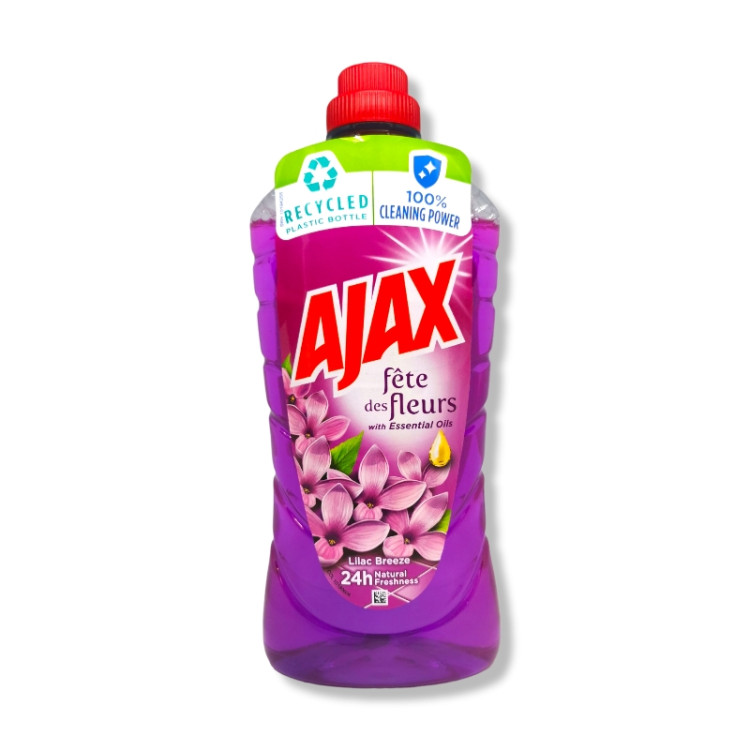 AJAX универсален почистващ препарат за под, 1 литър, Lilac breeze