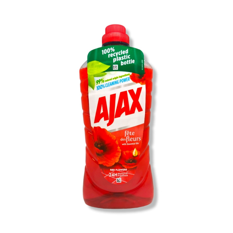 AJAX универсален почистващ препарат за под, 1 литър, Red Flowers