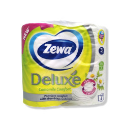 ZEWA тоалетна хартия, Deluxe, Лайка, 4 броя 