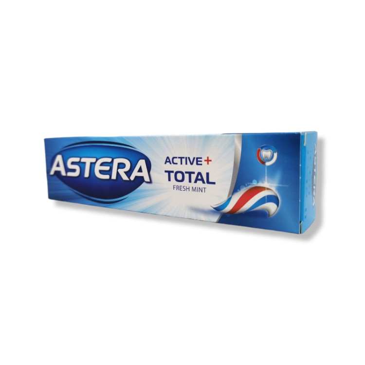 ASTERA паста за зъби, Active +Total, Fresh mint, 100мл