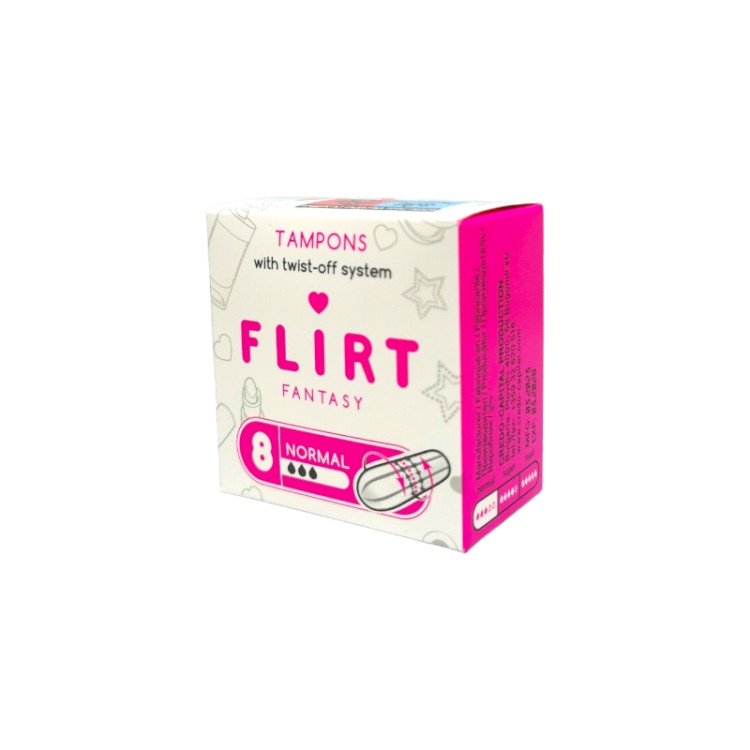 FLIRT хигиенни тампони, Normal, 8 броя