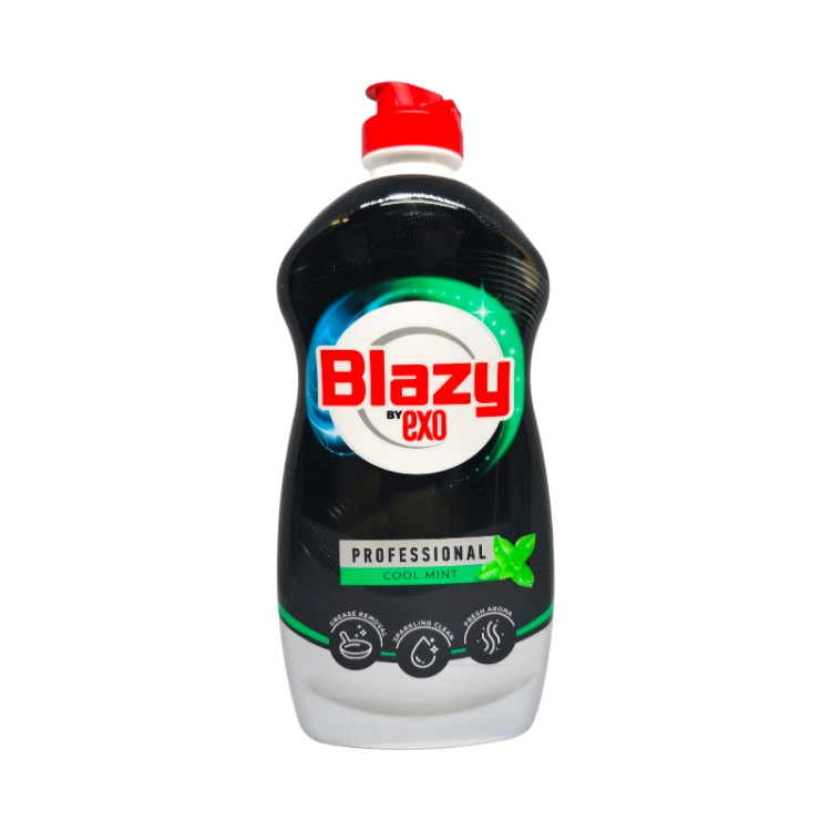 BLAZY препарат за ръчно измиване на съдове, 400мл, Cool Mint