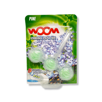 WOOM ароматизатор за тоалетна чиния, Fresh power, 50гр, Бор WOOM ароматизатор за тоалетна чиния, Fresh power, 50гр, Бор