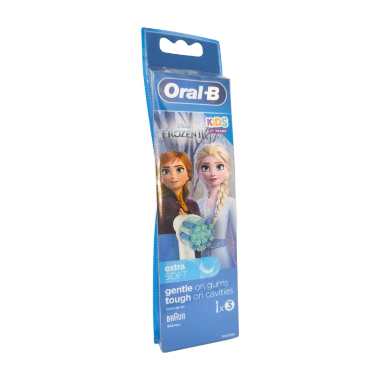 Oral-B накрайник за електрическа четка за зъби, Детска, Frozen, 3 броя 